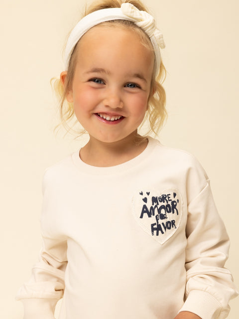 Little Looxs - 2601-7307-021 Sweat - 021 milk
