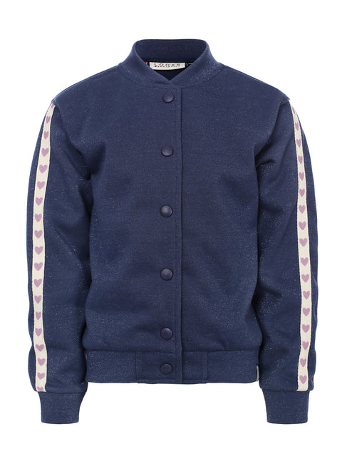 Little Looxs - 2601-7339-167 Lurex Sweat Vestje