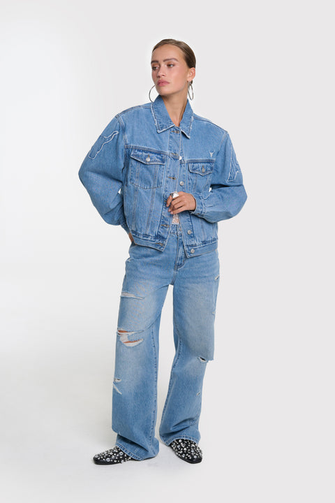 ALIX THE LABEL - 2602470584 jasje - 200 DENIM BLUE