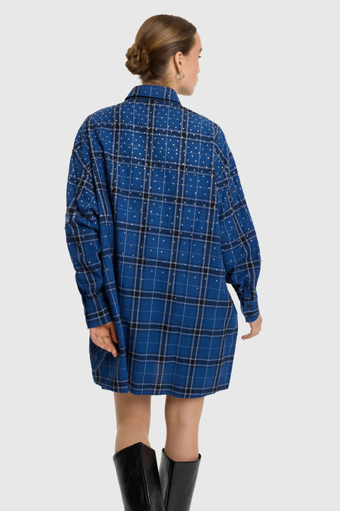ALIX THE LABEL - Shirtdress 2609372919 - Dark Blue