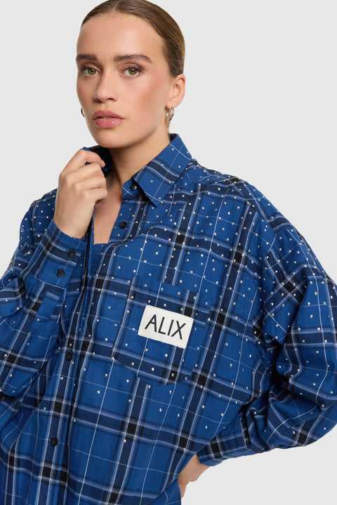 ALIX THE LABEL - Shirtdress 2609372919 - Dark Blue