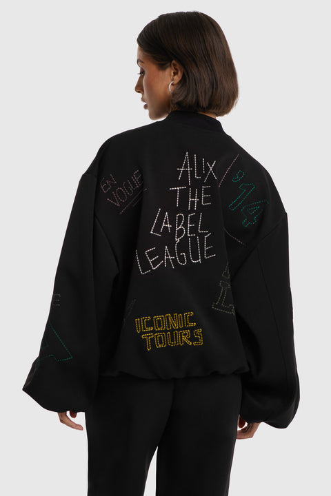 ALIX THE LABEL - Bomber 2609417866 - Black
