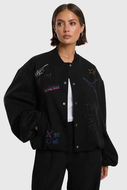 ALIX THE LABEL - Bomber 2609417866 - Black