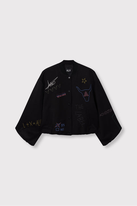 ALIX THE LABEL - Bomber 2609417866 - Black