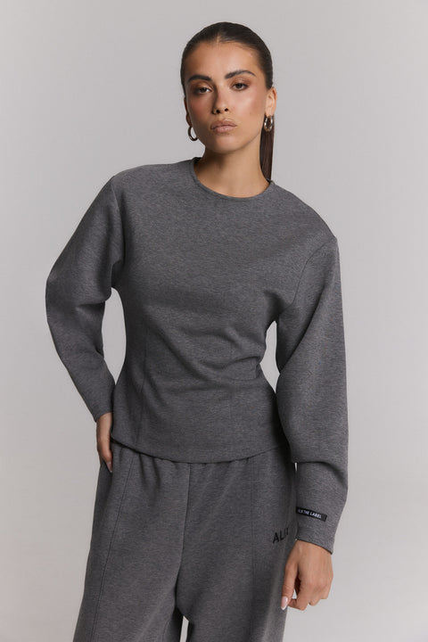 ALIX THE LABEL - Longsleeve 2609877592 - Atracite Melange