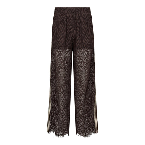 Co couture - 41084 LetiCC Lace - 145 Dark brown / pants