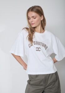 Co couture - 43013 ZengaCC Tee top - 40154 WhiteWalnut