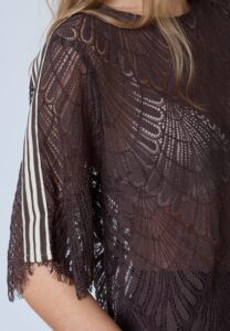 Co couture - 45049 LetiCC Lace - 145 Dark brown / top