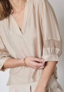 Co couture - 45084 GwendaCC blouse - 984 Mink
