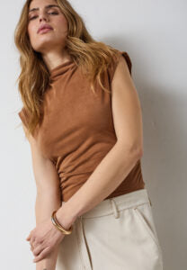 Co couture - 33164 CamillaCC tee - 35 Suntan / top