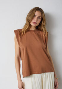 Co couture - 43037 EddieCC tee - 35 Suntan / top