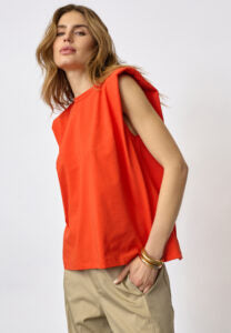 Co couture - 43037 EddieCC tee - 66 Flame / top