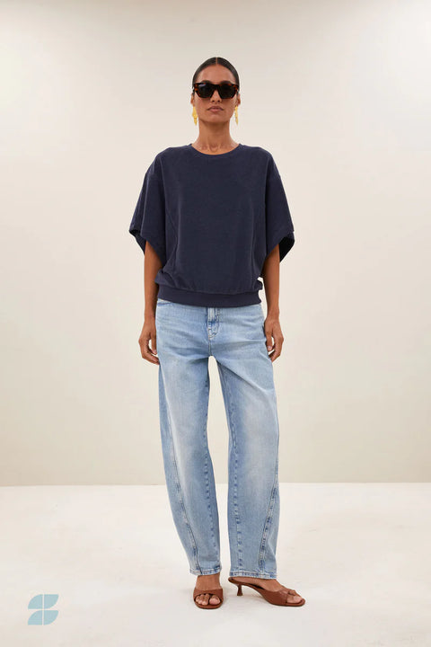 By Bar - Nuki slub top - 856 Midnight