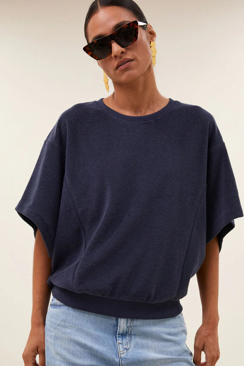 By Bar - Nuki slub top - 856 Midnight