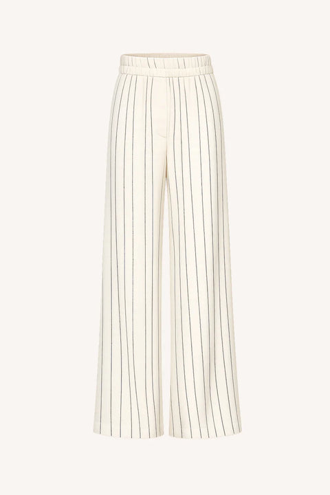 By Bar - Benji pinstripe pants - 1800 Black thin stripe