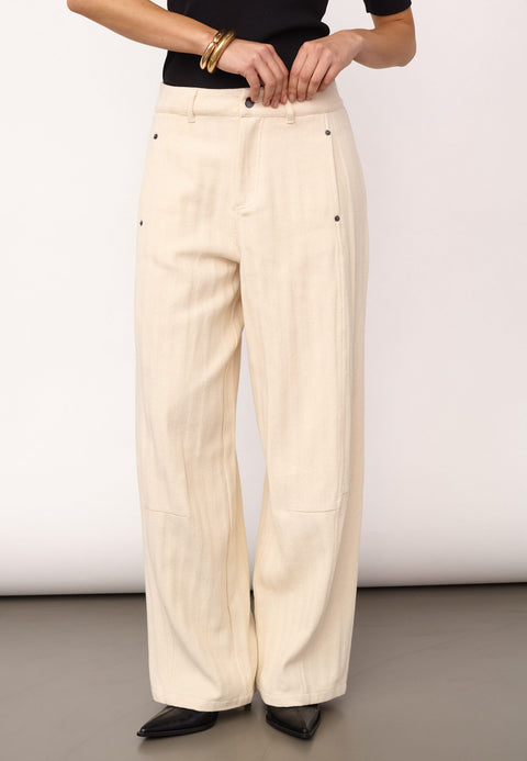 Co couture - 500117 CalinCC Pant - 10003 Creme
