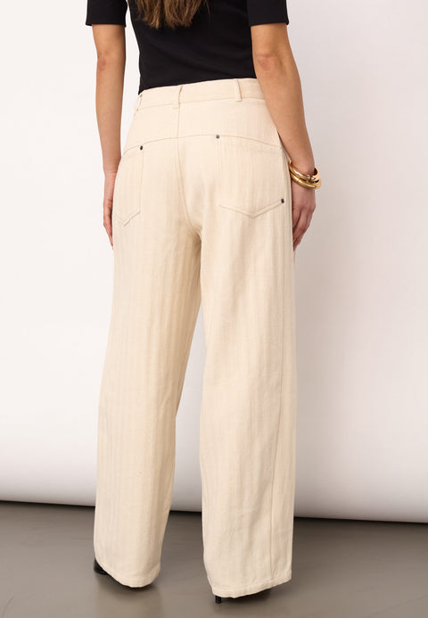 Co couture - 500117 CalinCC Pant - 10003 Creme