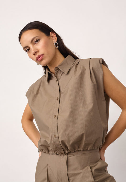 Co couture - 500208 OpheliaCC Pleat - 20014 Mink