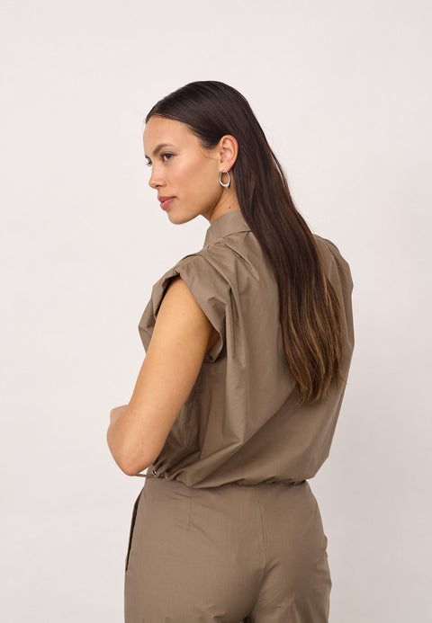 Co couture - 500208 OpheliaCC Pleat - 20014 Mink