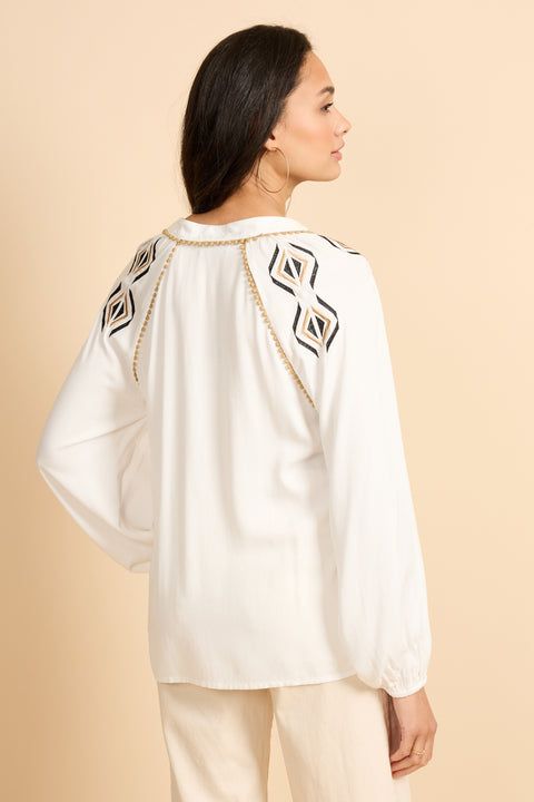 G-maxx - 26ZWG03 - 011 offwhite / longsleeve