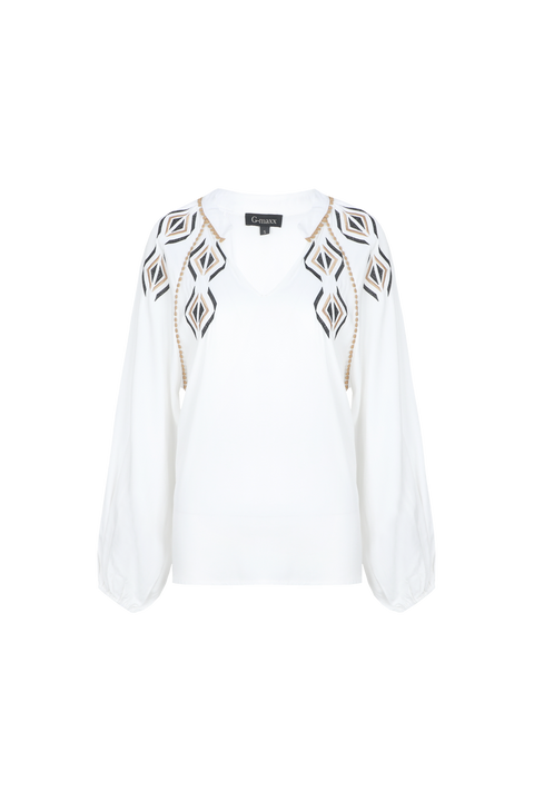 G-maxx - 26ZWG03 - 011 offwhite / longsleeve