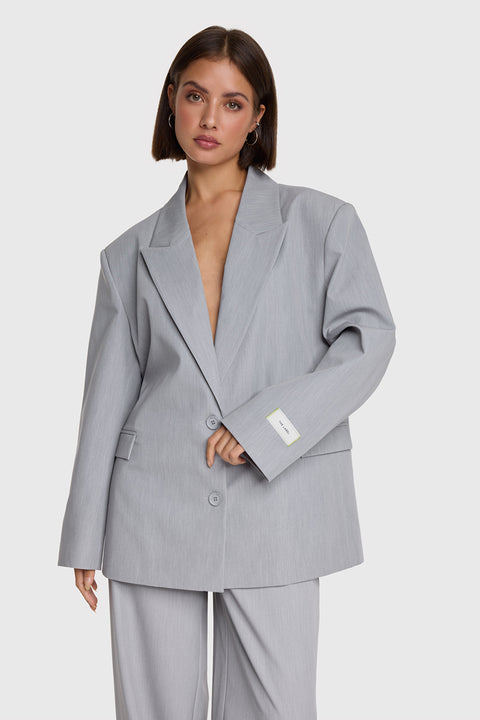 ALIX THE LABEL - 2603464575 - 880 SOFT GREY MELANGE / blazer