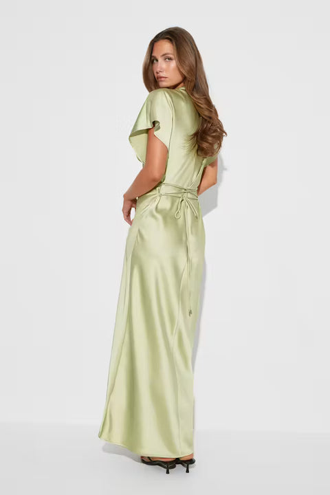 Gina Tricot - Satin Maxi Dress - Winter Pear