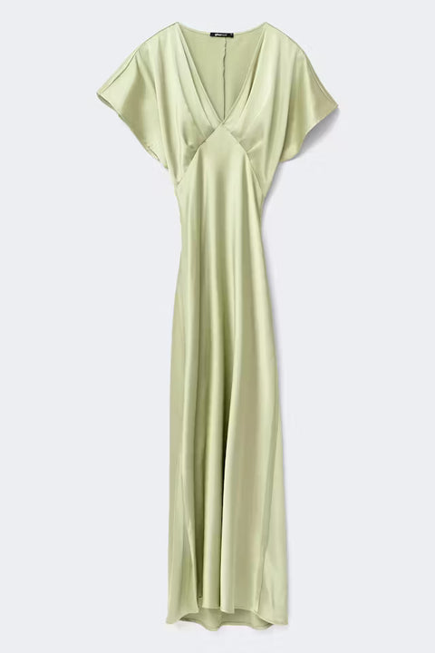 Gina Tricot - Satin Maxi Dress - Winter Pear