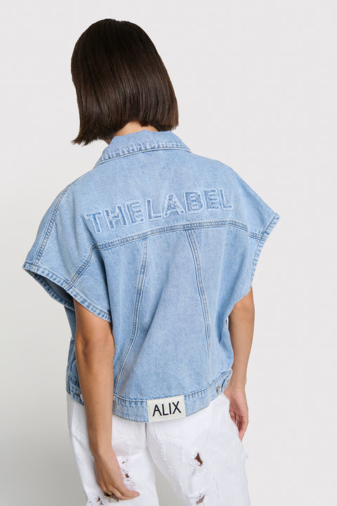 ALIX THE LABEL - 2604433680 - light blue denim / jacket