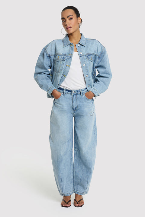 ALIX THE LABEL - 2604131677 - light blue denim / jeans