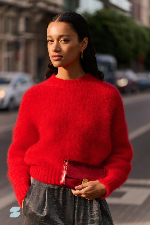 By Bar - Sonny pullover 25515014 - 283 Scarlet red