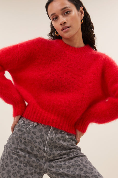 By Bar - Sonny pullover 25515014 - 283 Scarlet red