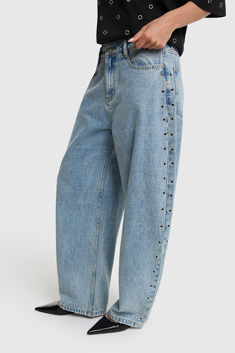 ALIX THE LABEL - 2606196717 - 199 Light blue denim / jeans