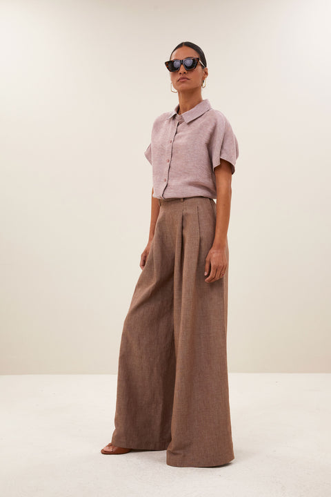 By Bar - Barley gloss blouse - 294 Mellow rose