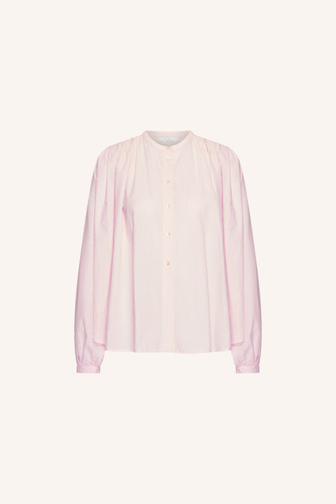 By Bar - Nyka pinstripe blouse - 296 Pink pinstripe