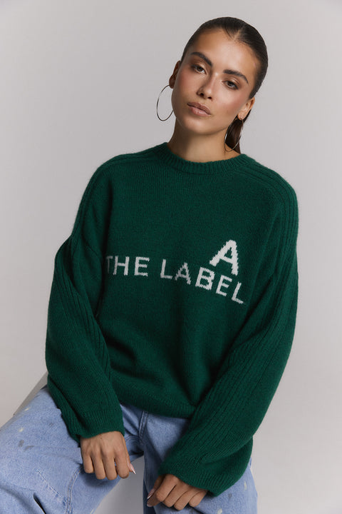 ALIX THE LABEL - 2608841925 - 721 MID GREEN  / sweateer
