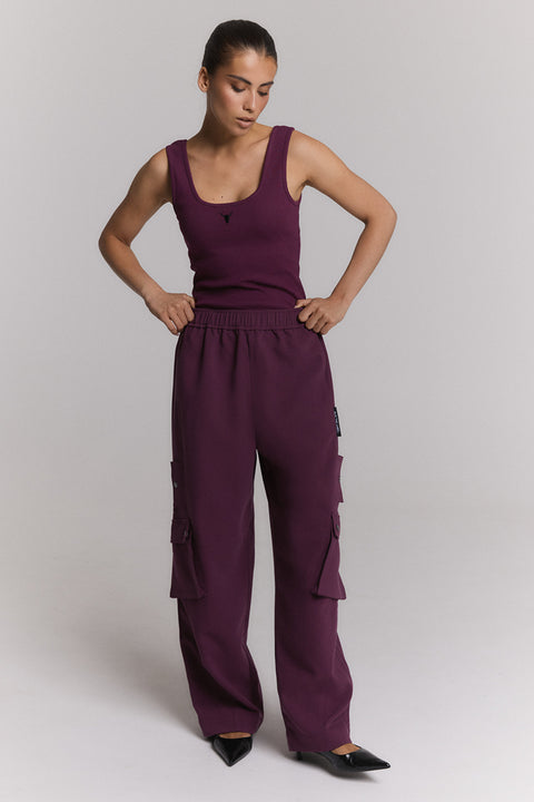 ALIX THE LABEL - 2608121852 - 517 AUBERGINE / pants