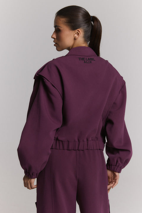 ALIX THE LABEL - 2608421853 - 517 AUBERGINE / jacket