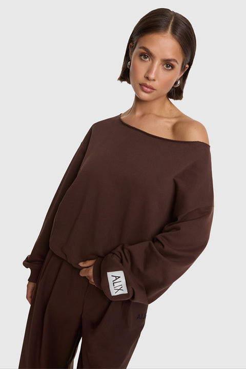 ALIX THE LABEL - 2608850944 - 659 WARM BROWN / sweater