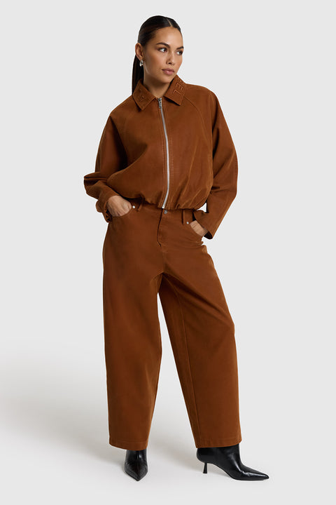 ALIX THE LABEL - 2608115887 - 666 COGNAC / pants