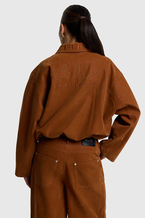 ALIX THE LABEL - 2608415890 - 666 COGNAC / jacket