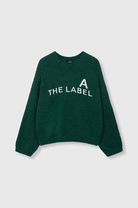 ALIX THE LABEL - 2608841925 - 721 MID GREEN  / sweateer