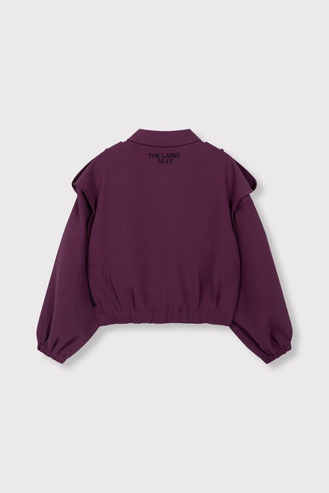 ALIX THE LABEL - 2608421853 - 517 AUBERGINE / jacket