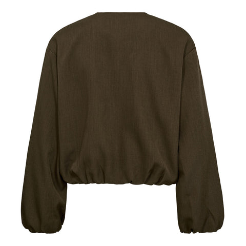 Co couture - LunaCC balloon zip jacket - Dark brown
