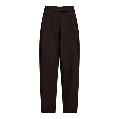 Co couture - VolaCC carrot pleat pant trousers - Dark brown