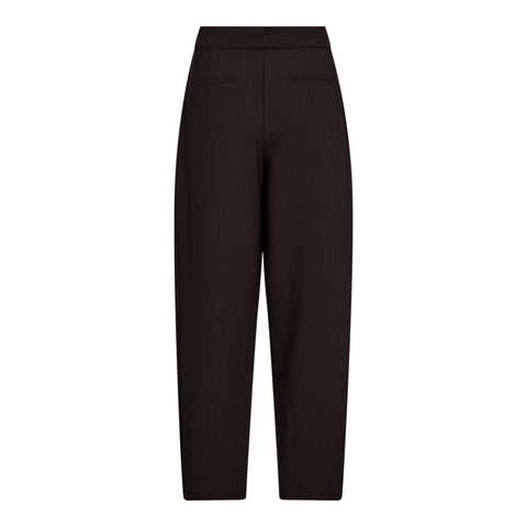 Co couture - VolaCC carrot pleat pant trousers - Dark brown
