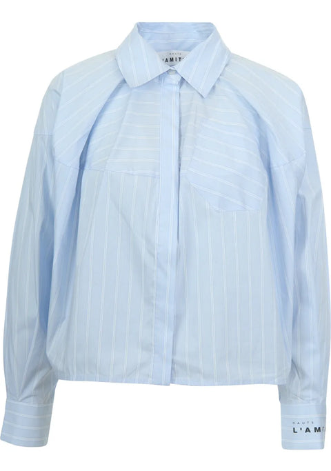 HAUTE L'AMITI? - HL10456 - Pale blue / blouse