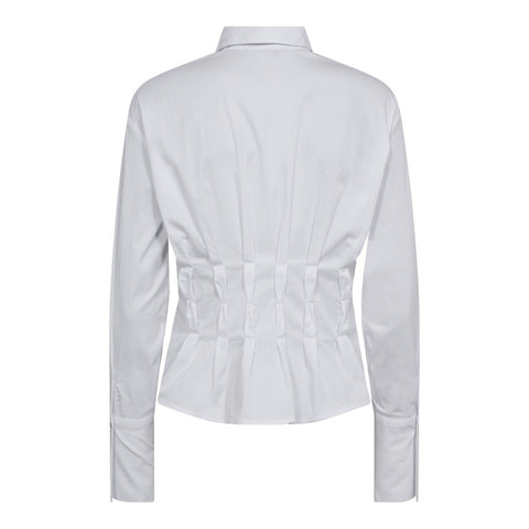 Co couture - PoppyCC pleat waist shirt - White