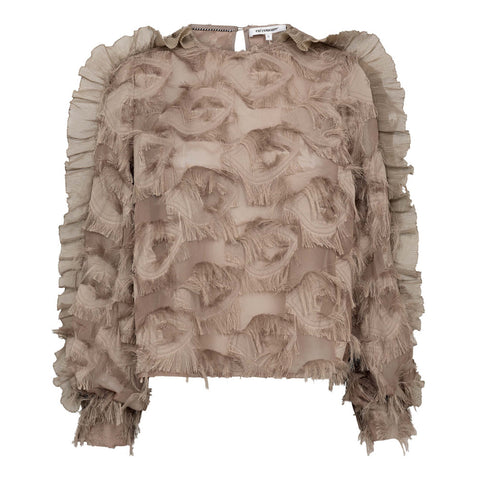 Co couture - SyraCC structure blouse - Walnut