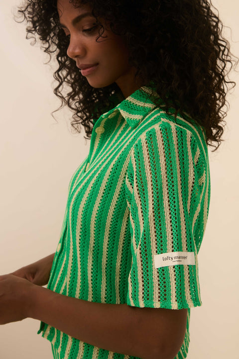 Lofty Manner - Blouse QD05.1 - Sanaa - 450 green